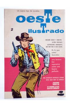 Contracubierta de OESTE ILUSTRADO 2. EL RANCHO FANTASMA (Jorge Gotarra / Carlos Prunés) Toray 1968