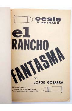 Muestra 1 de OESTE ILUSTRADO 2. EL RANCHO FANTASMA (Jorge Gotarra / Carlos Prunés) Toray 1968