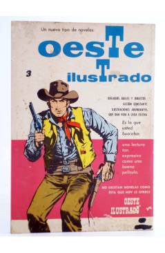Contracubierta de OESTE ILUSTRADO 3. ORO VERDE (Lucky Marty / Luis Ramos) Toray 1968