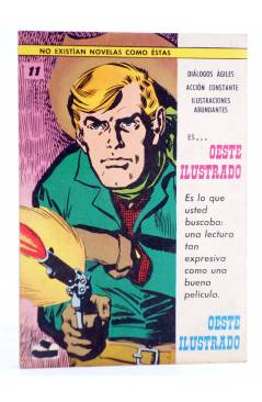 Contracubierta de OESTE ILUSTRADO 11. UN PUEBLO ACOGEDOR (Roy Silverton / Juan Mulero) Toray 1968