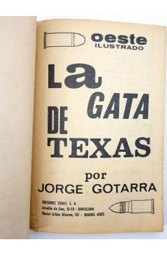 Muestra 1 de OESTE ILUSTRADO 15. LA GATA DE TEXAS (Jorge Gotarra / Carlos Prunés) Toray 1968