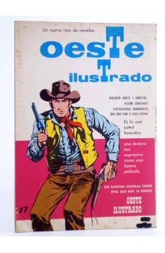 Contracubierta de OESTE ILUSTRADO 17. NIDO DE BUITRES (Lucky Marty / Fernando Delmás) Toray 1968
