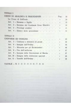 Muestra 5 de STATUTO DELL'ORDINE EQUESTRE DEL SANTO SEPOLCRO DI GERUSALEMME.. Roma 1996
