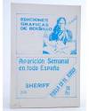 Contracubierta de COLECCIÓN OESTE SHERIFF 234. PIELES ROJAS. BALA PERDIDA. Vilmar 1982