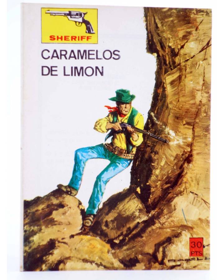 Cubierta de COLECCIÓN OESTE SHERIFF 242. CARAMELOS DE LIMÓN (M. Lagresa / Felez) Vilmar 1983