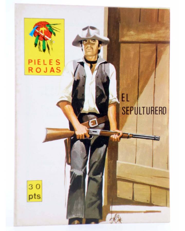 Cubierta de COLECCIÓN OESTE SHERIFF 249. PIELES ROJAS. EL SEPULTURERO (M. Lagresa / Felez) Vilmar 1983