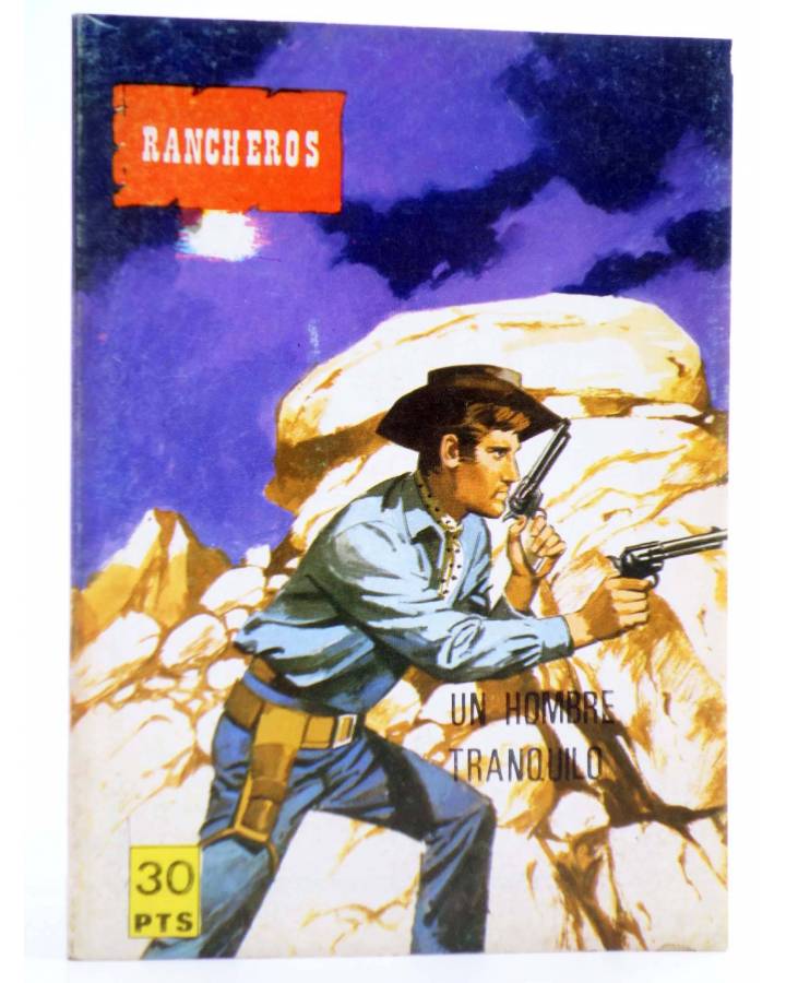 Cubierta de COLECCIÓN OESTE SHERIFF 250. RANCHEROS. UN HOMBRE TRANQUILO (M. Lagresa / Felez) Vilmar 1983