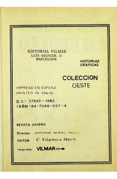 Muestra 1 de COLECCIÓN OESTE SHERIFF 252. EL MALDITO EMBROLLO (M. Lagresa / Felez) Vilmar 1983