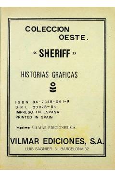 Muestra 1 de COLECCIÓN OESTE SHERIFF 267. PANCHO VILLA (Felez) Vilmar 1984