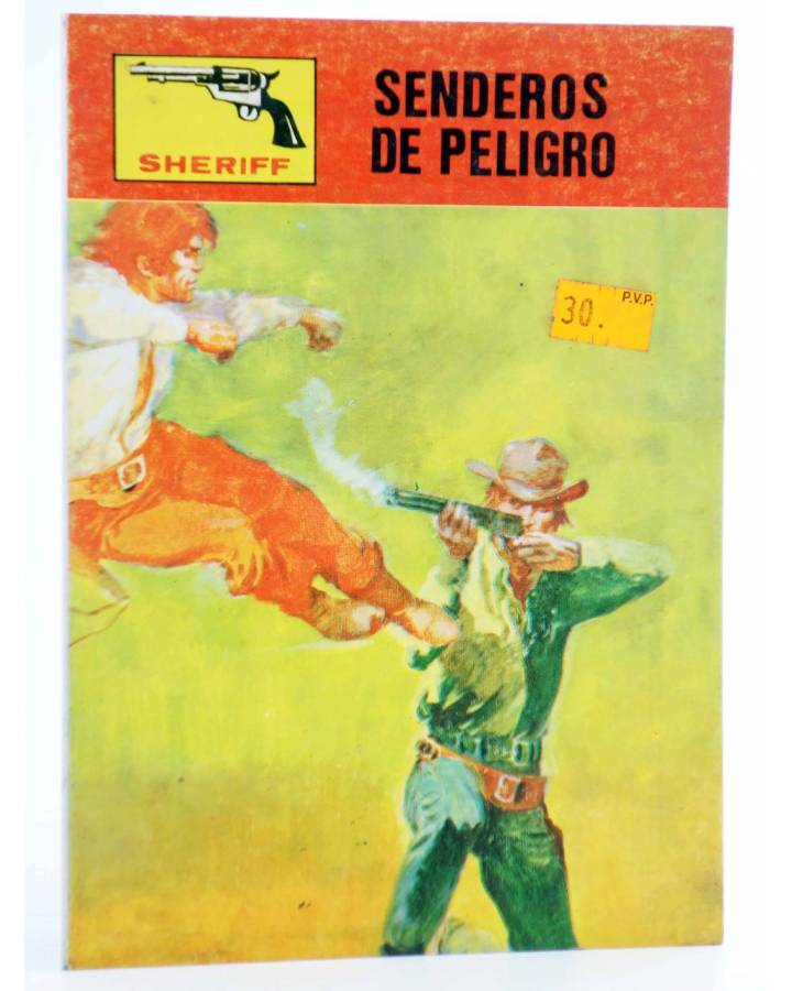 Cubierta de COLECCIÓN OESTE SHERIFF 275. SENDEROS DE PELIGRO. Vilmar 1985