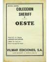 Muestra 1 de COLECCIÓN OESTE SHERIFF 277. RIFLE (M. Lagresa / Felez) Vilmar 1985