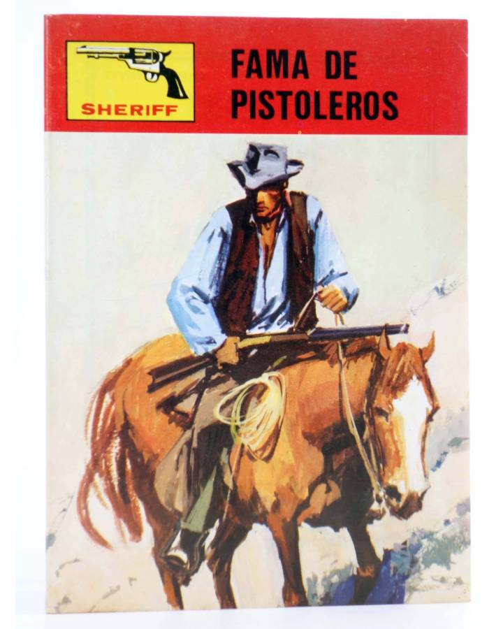 Cubierta de COLECCIÓN OESTE SHERIFF 281. FAMA DE PISTOLEROS. Vilmar 1985