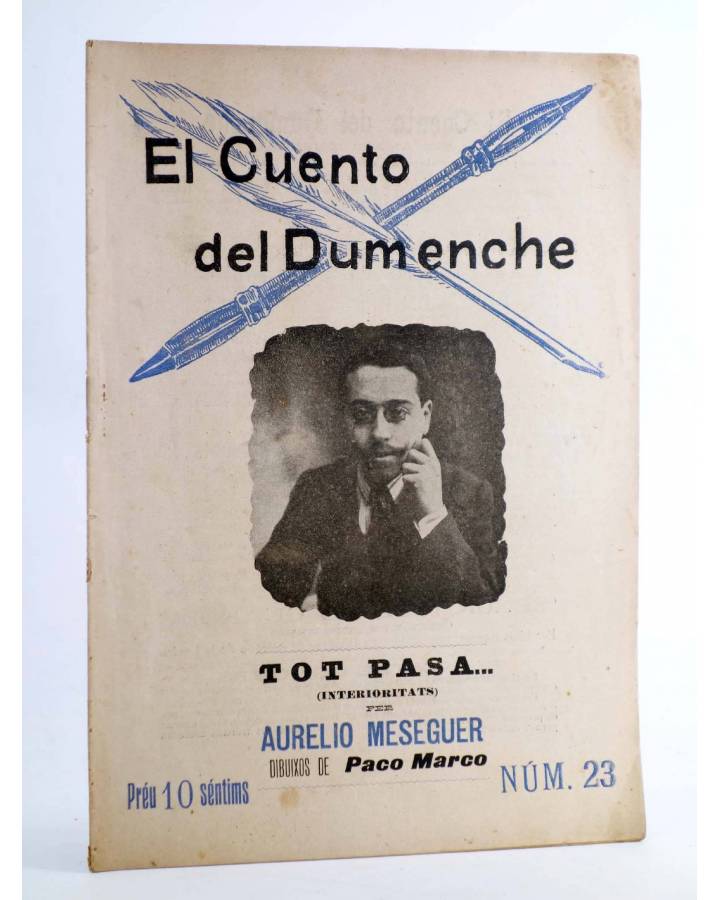 Cubierta de EL CUENTO DEL DUMENCHE 23. TOT PASA... (INTERIORITATS) (Aurelio Meseguer) Valencia 1909