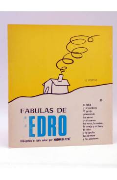Contracubierta de COLECCIÓN 6 FÁBULAS DE 15. FEDRO (Antonio Ayné) Toray 1969
