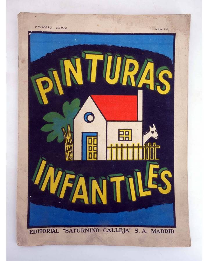 Cubierta de PINTURAS INFANTILES. PRIMERA SERIE NÚMERO 14 (No Acreditado) Saturnino Calleja 1930