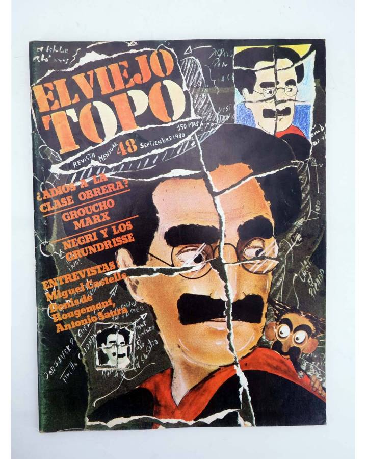 Cubierta de EL VIEJO TOPO 48. REVISTA MENSUAL. SEPT 1980 (Vvaa) Ediciones 2001 1980