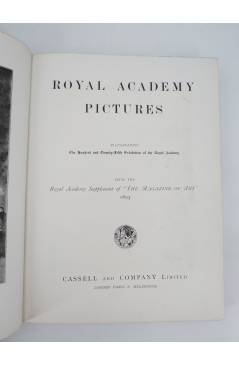Muestra 2 de ROYAL ACADEMY PICTURES 1893 1894. ROYAL ACADEMY SUPLEMENT OF THE MAGAZINE OF ART (No Acreditado) Cassell an