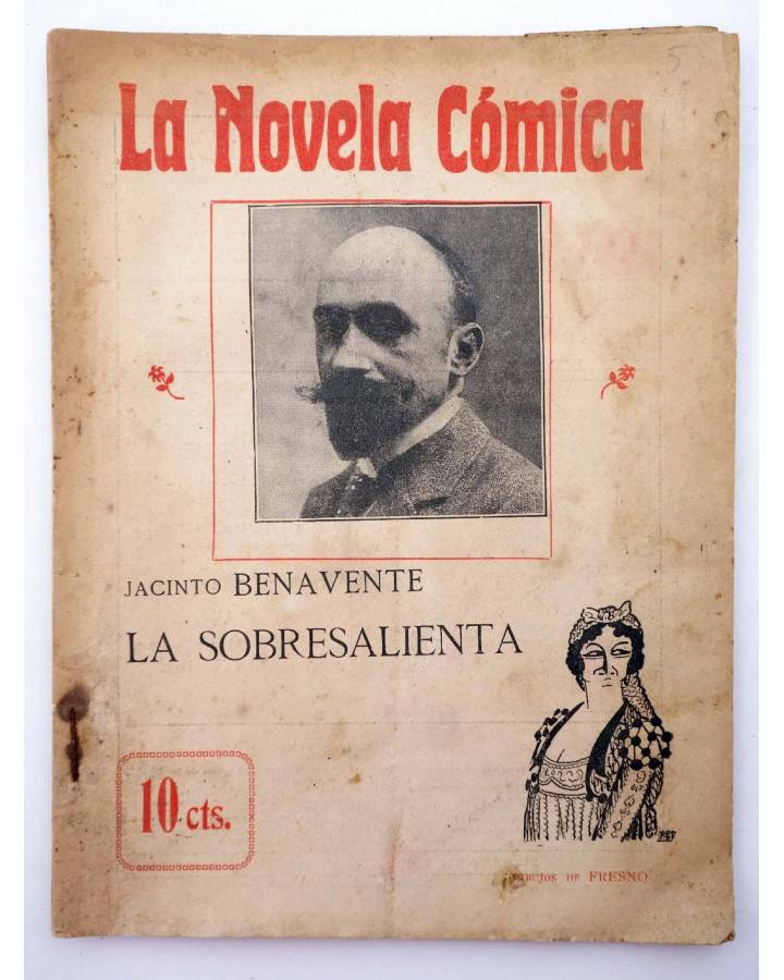 Cubierta de LA NOVELA CÓMICA 4. LAS PECADORAS (Ángel Torres Del Álamo / Antonio Asenjo) Madrid 1916
