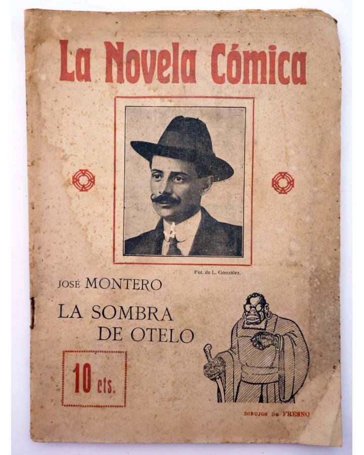 Cubierta de LA NOVELA CÓMICA 9. LA SOMBRA DE OTELO (José Montero) Madrid 1916