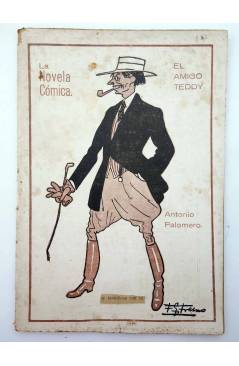 Cubierta de LA NOVELA CÓMICA 17. EL AMIGO TEDDY (Antonio Palomero) Madrid 1917