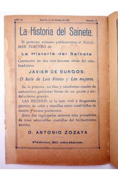 Muestra 1 de LA NOVELA CÓMICA 21. AQUÍ HASE FARTA UN HOMBRE (Jorge Y José De La Cueva) Madrid 1917
