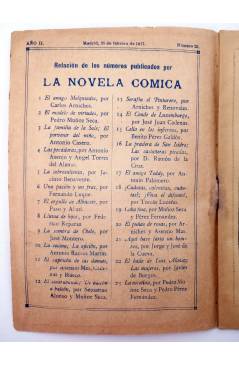 Muestra 1 de LA NOVELA CÓMICA 23. LA NICOTINA (Pedro Muñoz Seca / Pedro Pérez Fernández) Madrid 1917