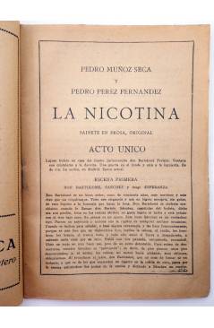 Muestra 2 de LA NOVELA CÓMICA 23. LA NICOTINA (Pedro Muñoz Seca / Pedro Pérez Fernández) Madrid 1917