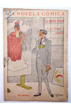Cubierta de LA NOVELA CÓMICA 24. LA PATRIA CHICA (S. Y J. Álvarez Quintero) Madrid 1917