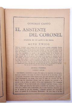 Muestra 2 de LA NOVELA CÓMICA 26. EL ASISTENTE DEL CORONEL (Gonzalo Cantó) Madrid 1917