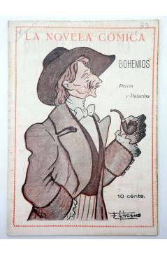 Cubierta de LA NOVELA CÓMICA 33. BOHEMIOS (Guillermo Perrin / Miguel De Palacios) Madrid 1917