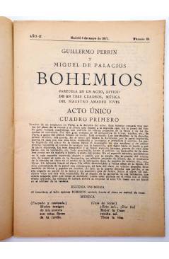 Muestra 1 de LA NOVELA CÓMICA 33. BOHEMIOS (Guillermo Perrin / Miguel De Palacios) Madrid 1917