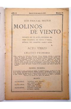 Muestra 1 de LA NOVELA CÓMICA 36. MOLINOS DE VIENTO (Luis Pascual Frutos) Madrid 1917