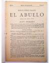 Muestra 1 de LA NOVELA CÓMICA 37. EL ABUELO (Benito Pérez Galdós) Madrid 1917