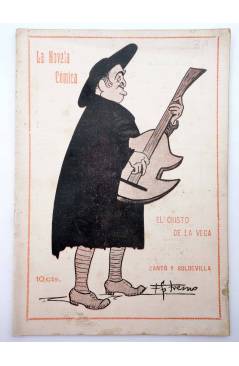 Cubierta de LA NOVELA CÓMICA 39. EL CRISTO DE LA VEGA (Gonzalo Cantó / Fernando Soldevilla) Madrid 1917