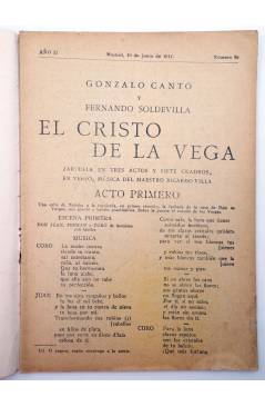 Muestra 1 de LA NOVELA CÓMICA 39. EL CRISTO DE LA VEGA (Gonzalo Cantó / Fernando Soldevilla) Madrid 1917