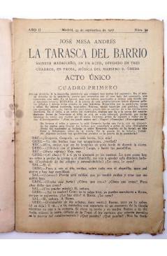 Muestra 1 de LA NOVELA CÓMICA 54. LA TARASCA DEL BARRIO (José Mesa Andrés) Madrid 1917