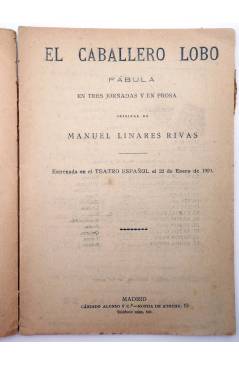Muestra 1 de LA NOVELA CÓMICA 56. EL CABALLERO LOBO (Manuel Linares Rivas) Madrid 1917
