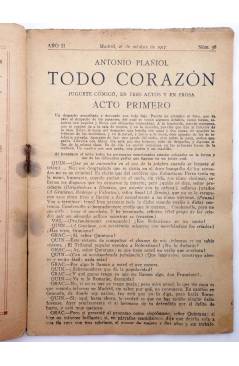 Muestra 1 de LA NOVELA CÓMICA 58. TODO CORAZÓN (Antonio Plañiol) Madrid 1917