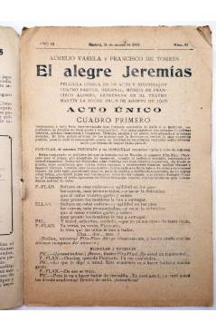 Muestra 1 de LA NOVELA CÓMICA 83. EL ALEGRE JEREMÍAS (Aurelio Varela / Francisco De Torres) Madrid 1918