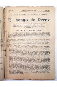 Muestra 1 de LA NOVELA CÓMICA 94. EL HONGO DE PÉREZ (J. López Barbadillo / Antonio F. Lepina) Madrid 1918