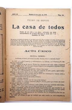 Muestra 1 de LA NOVELA CÓMICA 106. LA CASA DE TODOS (Pedro De Repide) Madrid 1918