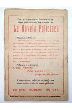 Contracubierta de LA NOVELA CÓMICA 116. ASTREA (E. Torralva Beci) Madrid 1918