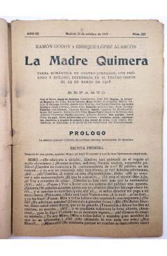 Muestra 1 de LA NOVELA CÓMICA 123. LA MADRE QUIMERA (Ramón Godoy / E. López Alarcón) Madrid 1918