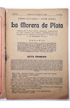 Muestra 1 de LA NOVELA CÓMICA 125. LA MORERA DE PLATA (Pierre Decourcell / Andre Maurel) Madrid 1918