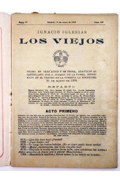 Muestra 1 de LA NOVELA CÓMICA 137. LOS VIEJOS (Ignacio Iglesias) Madrid 1919
