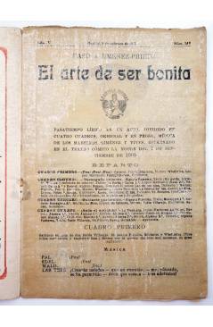 Muestra 1 de LA NOVELA CÓMICA 140. EL ARTE DE SER BONITA (Paso / Jiménez Prieto) Madrid 1919