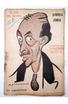 Cubierta de LA NOVELA CÓMICA 160. EL DÍA DE REYES (Manuel Moncayo) Madrid 1919