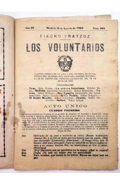 Muestra 1 de LA NOVELA CÓMICA 165. LOS VOLUNTARIOS (Fiacro Yrayzoz) Madrid 1919
