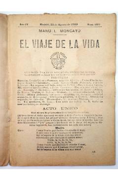 Muestra 1 de LA NOVELA CÓMICA 169. EL VIAJE DE LA VIDA (Manuel Moncayo) Madrid 1919