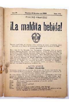 Muestra 1 de LA NOVELA CÓMICA 175. ¡LA MALDITA BEBIDA! (Fiacro Yrayzoz) Madrid 1919